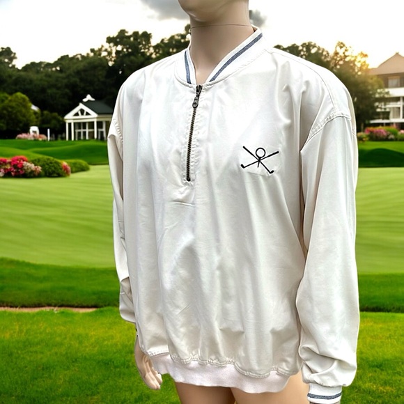 Akwa Men's Golf 1/4 Zip Windshirt Made in USA - Picture 5 of 16